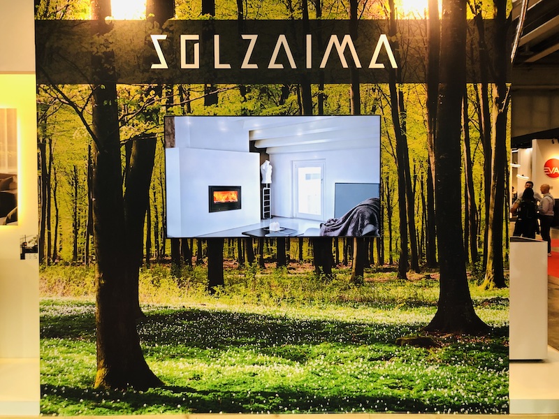 Solzaima ställde ut på mässan Progetto Fuoco i Verona 2022.